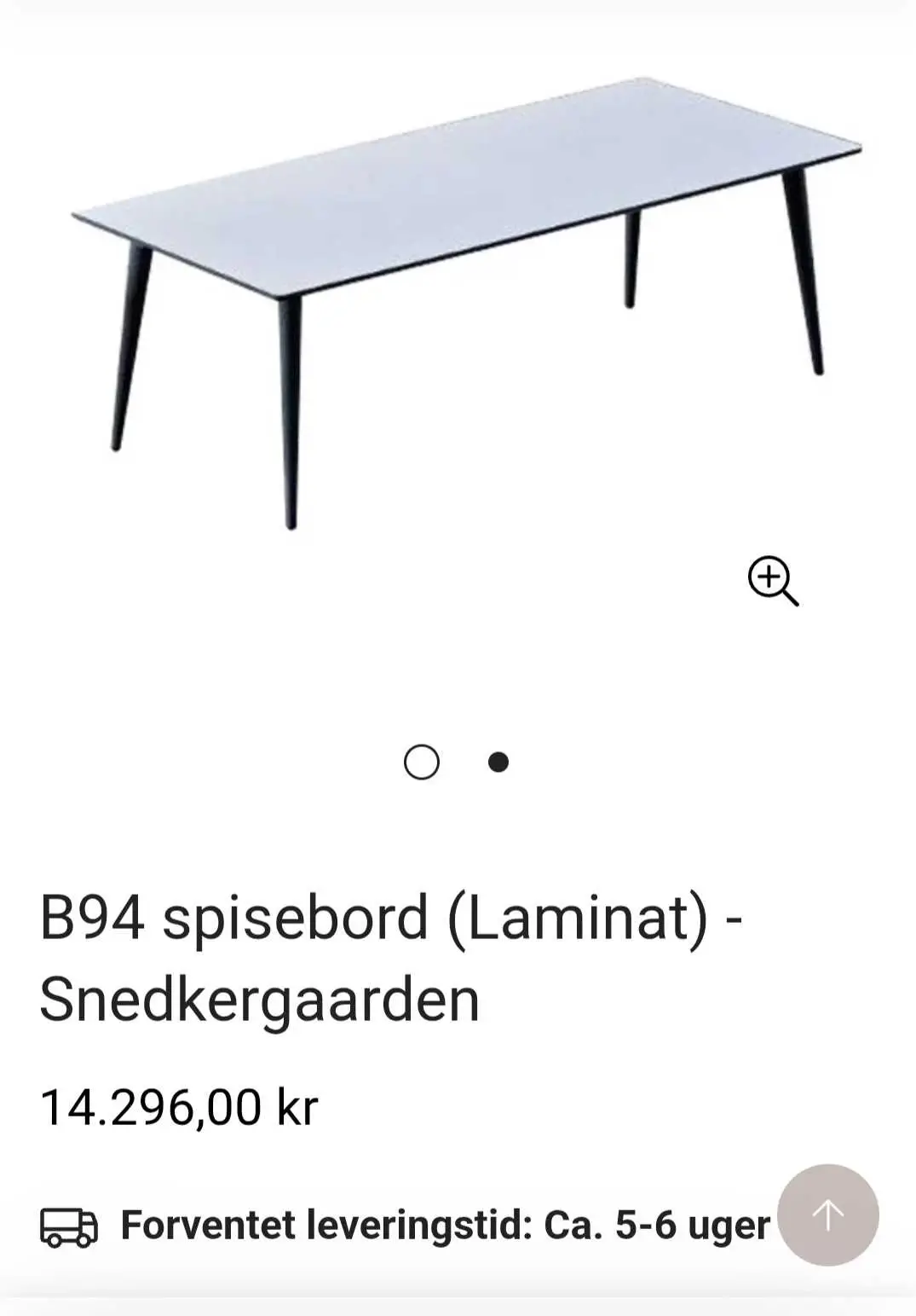 Snedkerg rden spisebord eller 240x100 ubrugt R dovre - dk