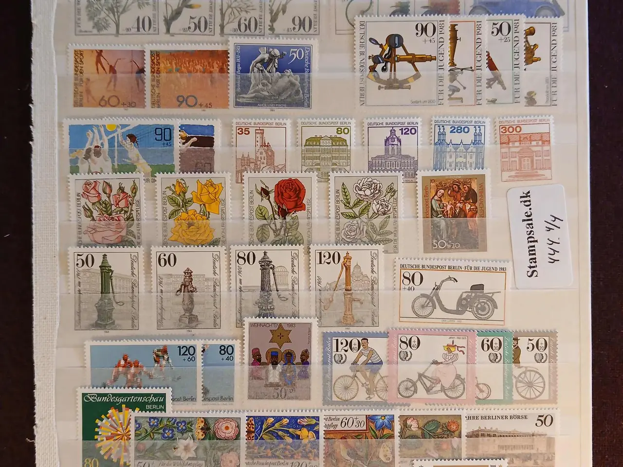 Billede 4 - Berlin (444) 4 plancher, godt udvalg af postfriske