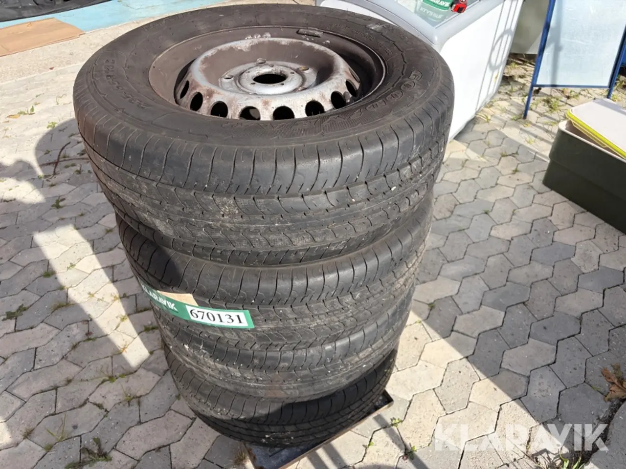 Billede 1 - Dæk på fælg Goodyear Marathon 4 styk