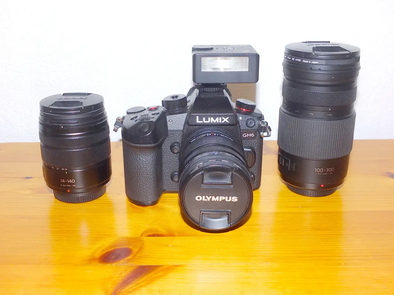 Billede 1 - Panasonic LUMIX GH6 inkl. 3 objektiver og diverse 