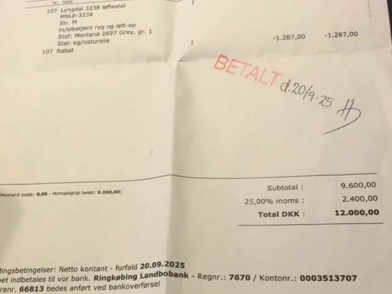 Billede 3 - Ny lyngdal 3238 løftestol