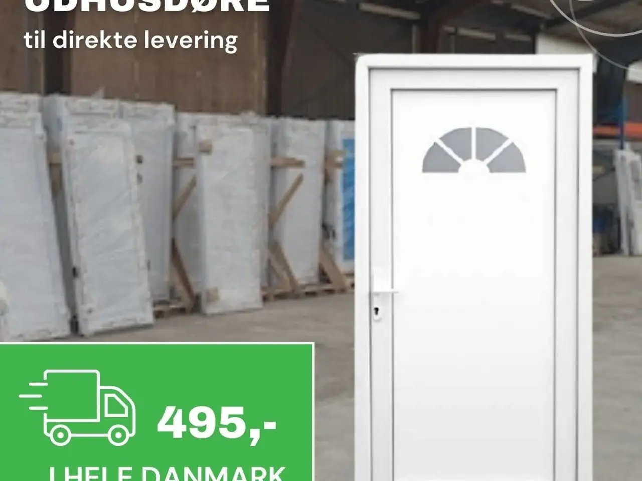 Billede 9 - Facadedør - udhusdør - plastdør - yderdør