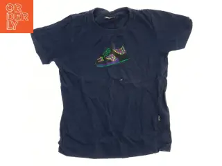 Blå T-shirt med sneakerprint fra Me Too (str. 116)