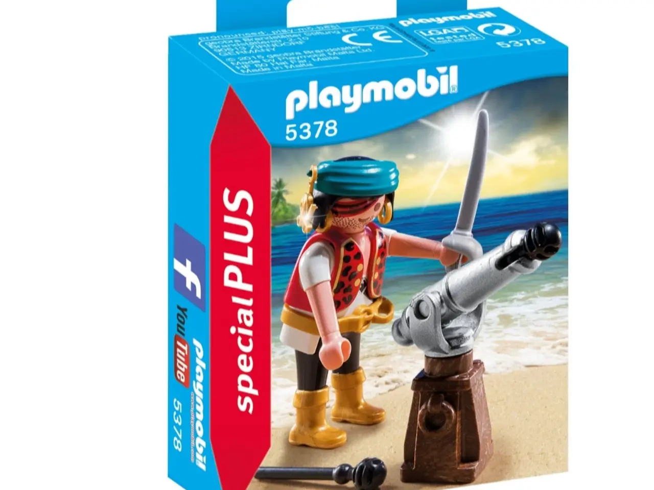 Billede 1 - Playmobil pirat med kanon