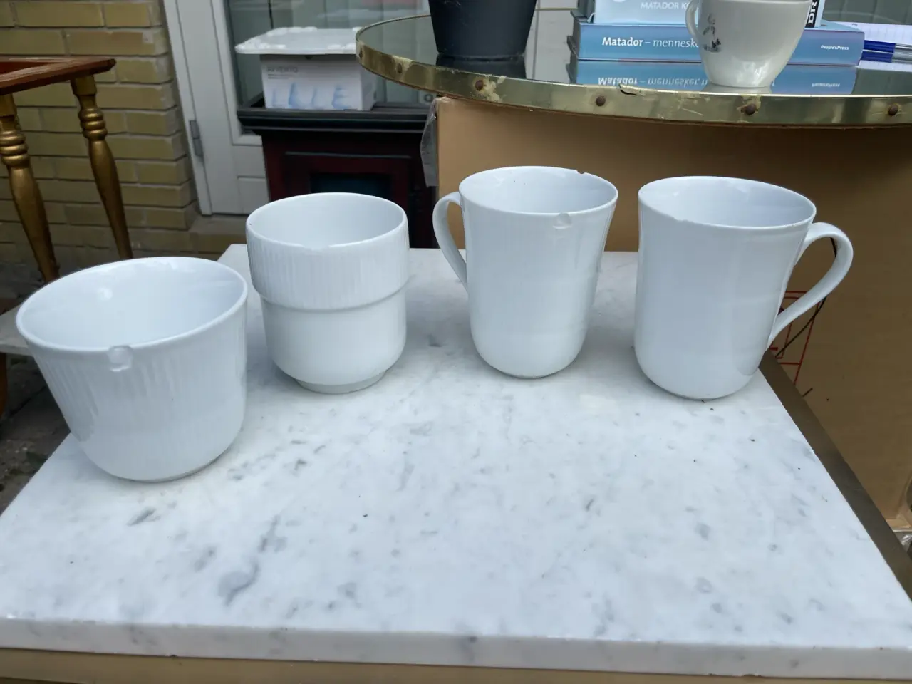 Billede 1 - Royal copenhagen krus med skår