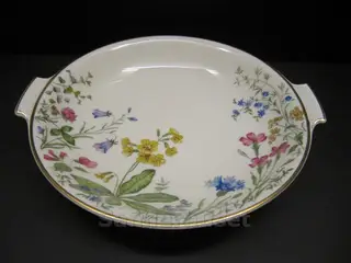 Danmarks Flora Kageskål Rundt 19 cm.