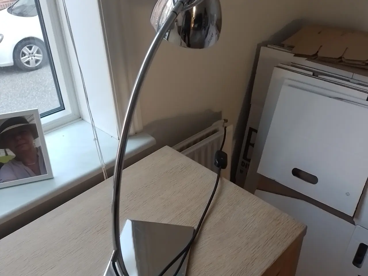 Billede 2 - Lampe i rustfrit stål 
