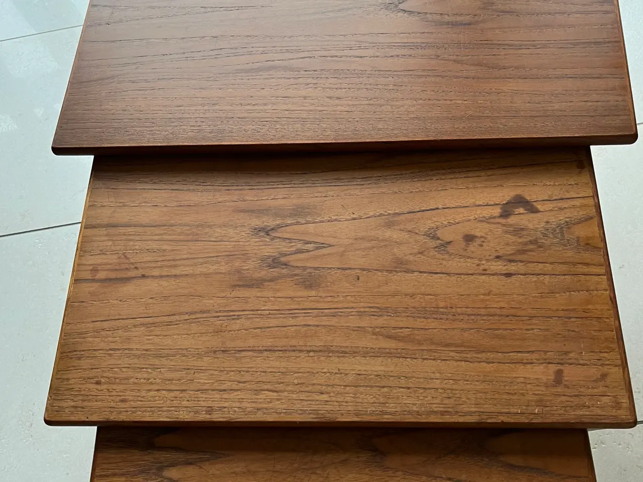 Billede 2 - Teak træs indskudt borde