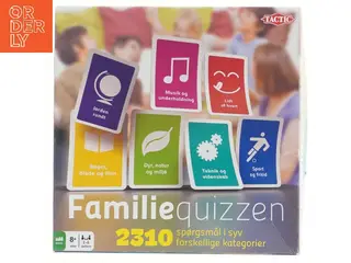 Familiequizzen brætspil fra Tactic fra Tactic (str. 25x25 cm)