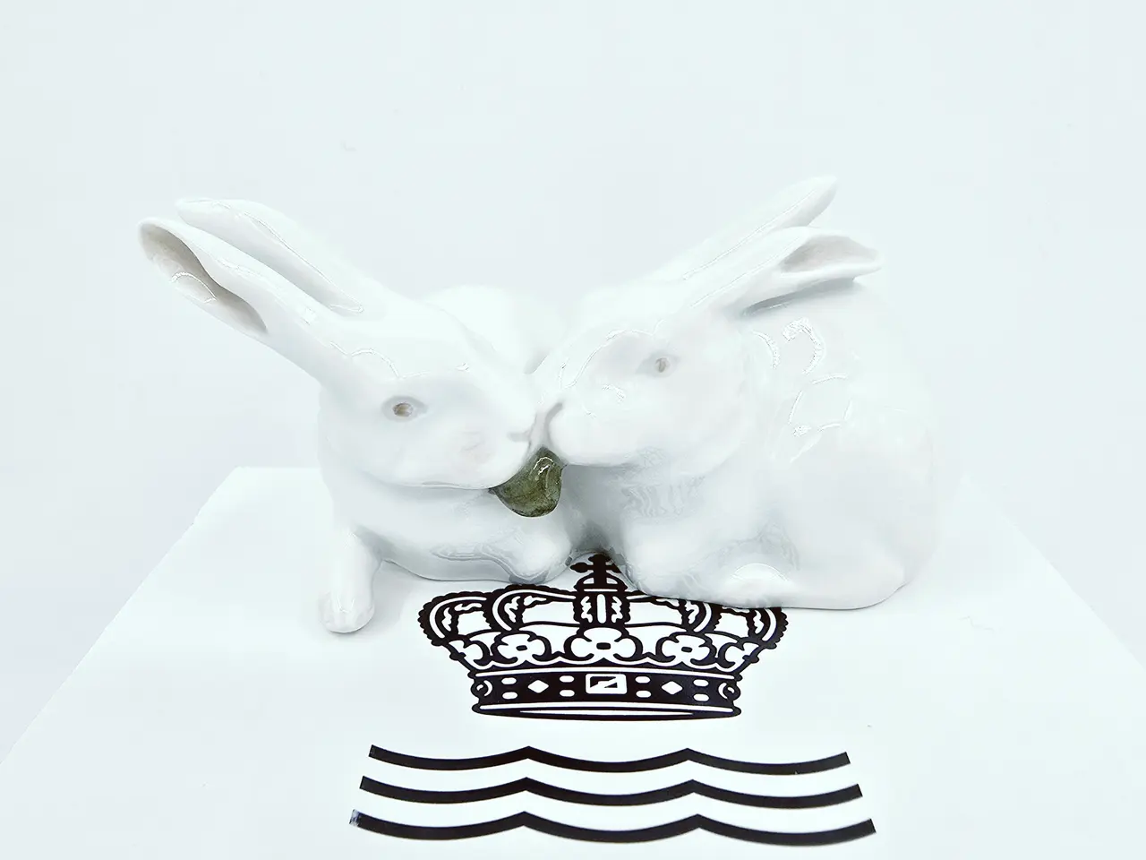 Billede 1 - Royal Copenhagen Figur Kaniner nr. 518. sortering 1