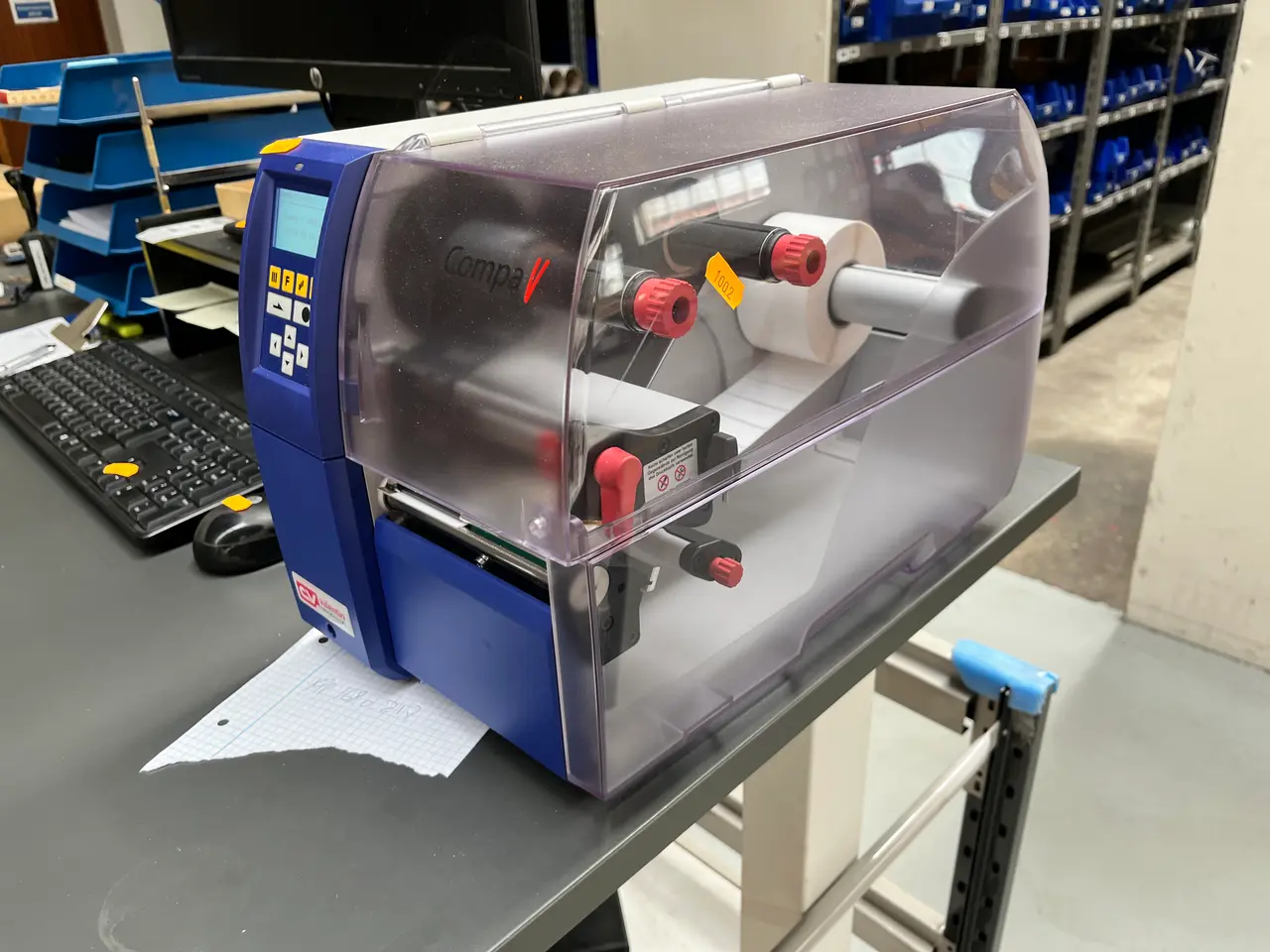 Billede 2 - Termotransfer-/etiketprinter. CARL VALENTIN COMPA V 106/12