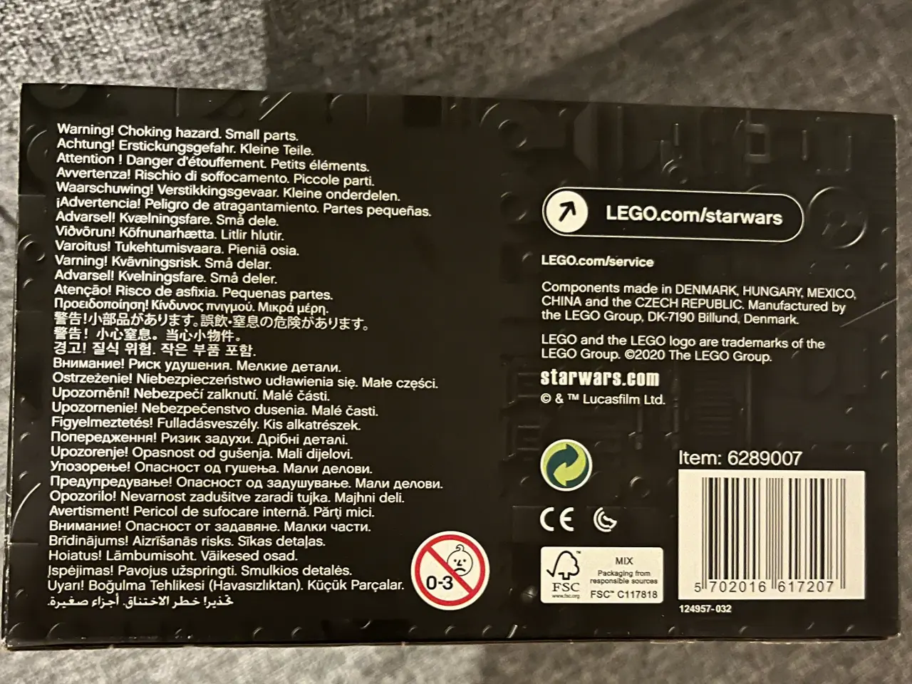 Billede 5 - Lego Star Wars maske nr.75274