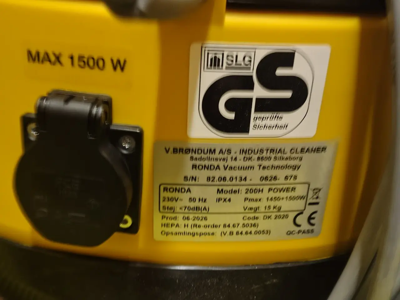 Billede 3 - RONDA 200H Power H-klasse industristøvsuger – UDLE