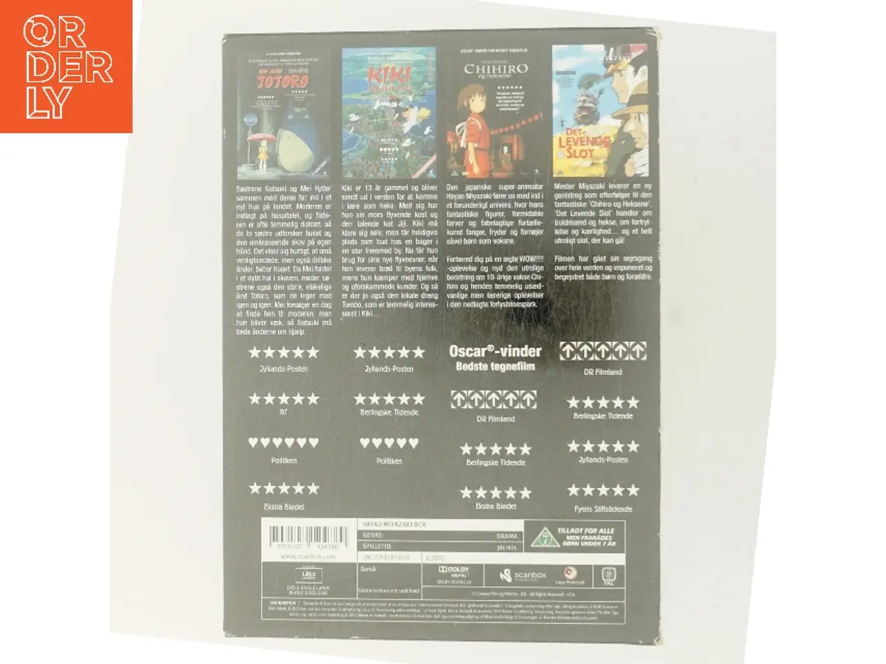 Billede 3 - Hayao Miyazaki: 4 eventyrlige familiefilm (Box Set) (DVD) med Stemme-skuespillere i japanske originaludgaver og danske versioner (ikke specificeret p&