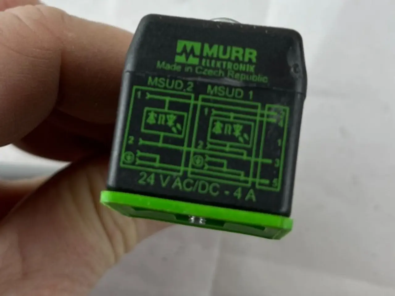 Billede 2 - Murr Elektronik MSUD Double ventil stik M12 kabel