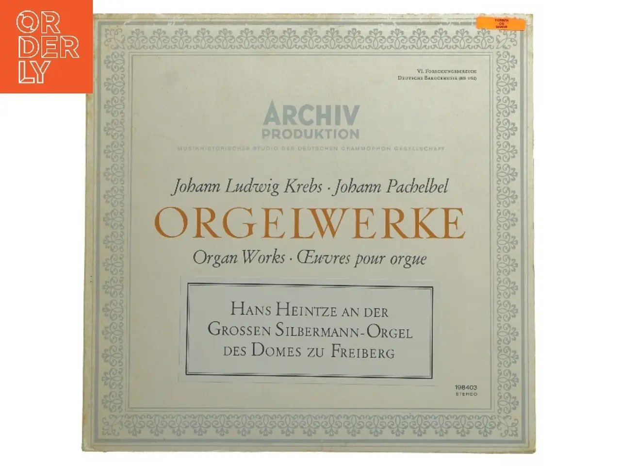 Billede 1 - Orgelwerke LP af Kreb og Pachelbel fra Archiv Produktion