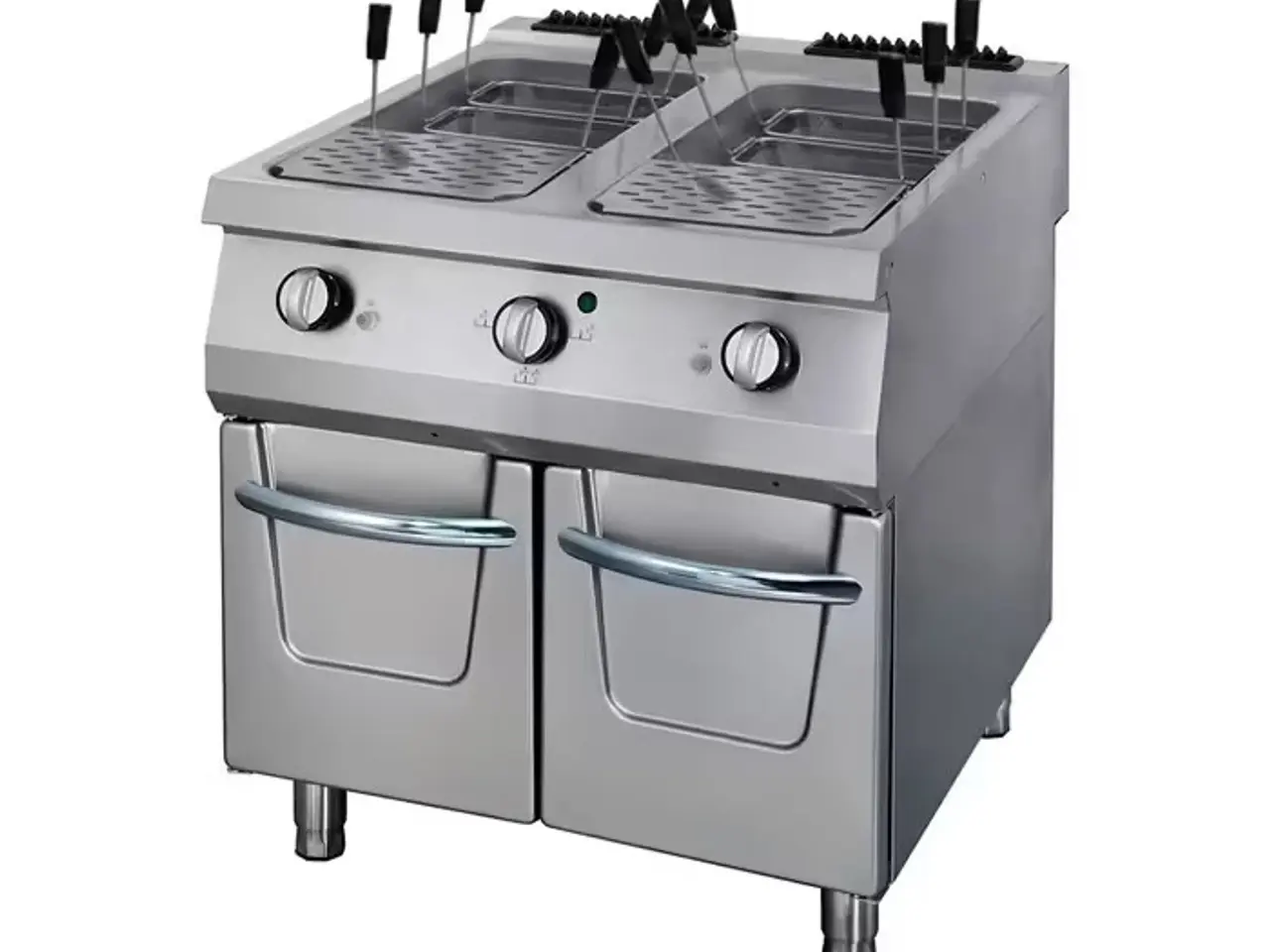 Billede 2 - Premium Pastakoger – 2 x 40 L Gas – Dobbelt
