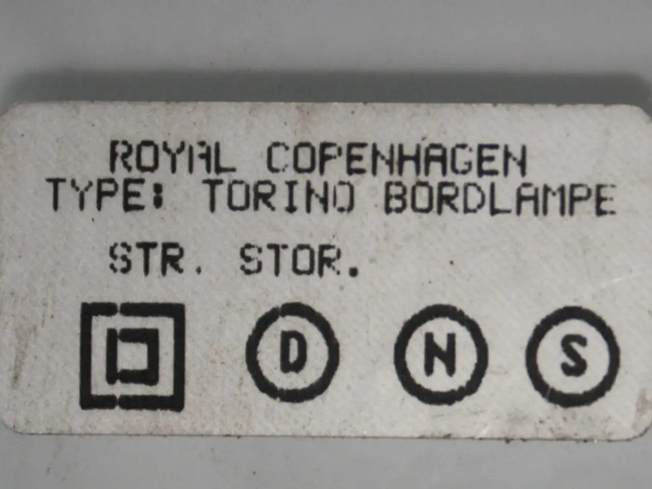 Billede 9 - Bordlampe fra Holmegaard "Torino"
