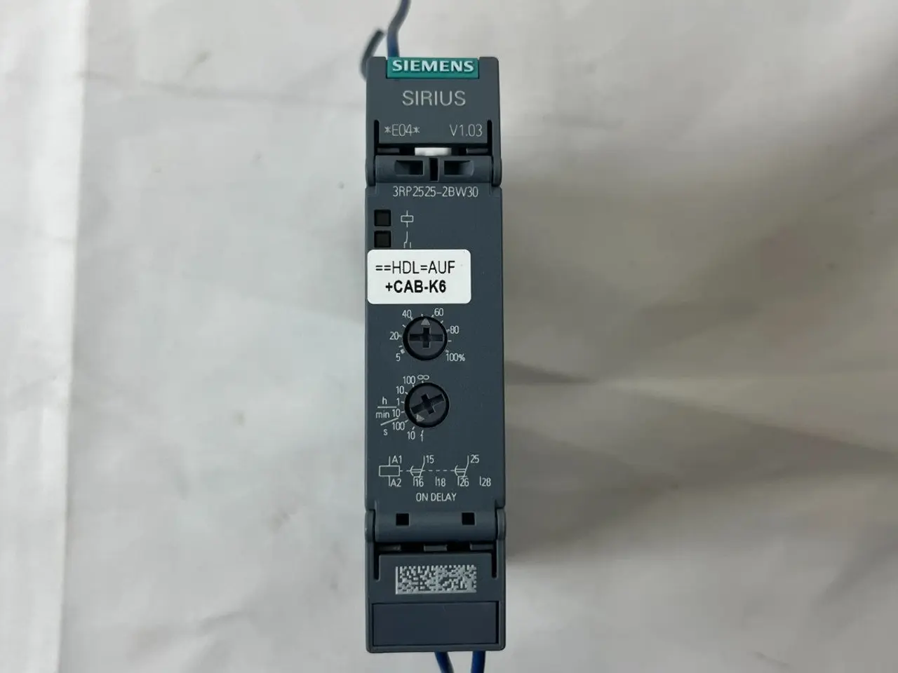 Billede 2 - Siemens SIRIUS 3RP2525-2BW30 Time relæ On Delay