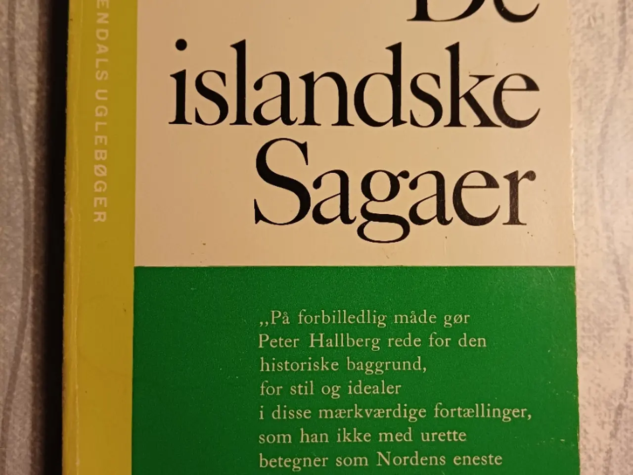 Billede 1 - "De islandske Sagaer" af Peter Hallberg 