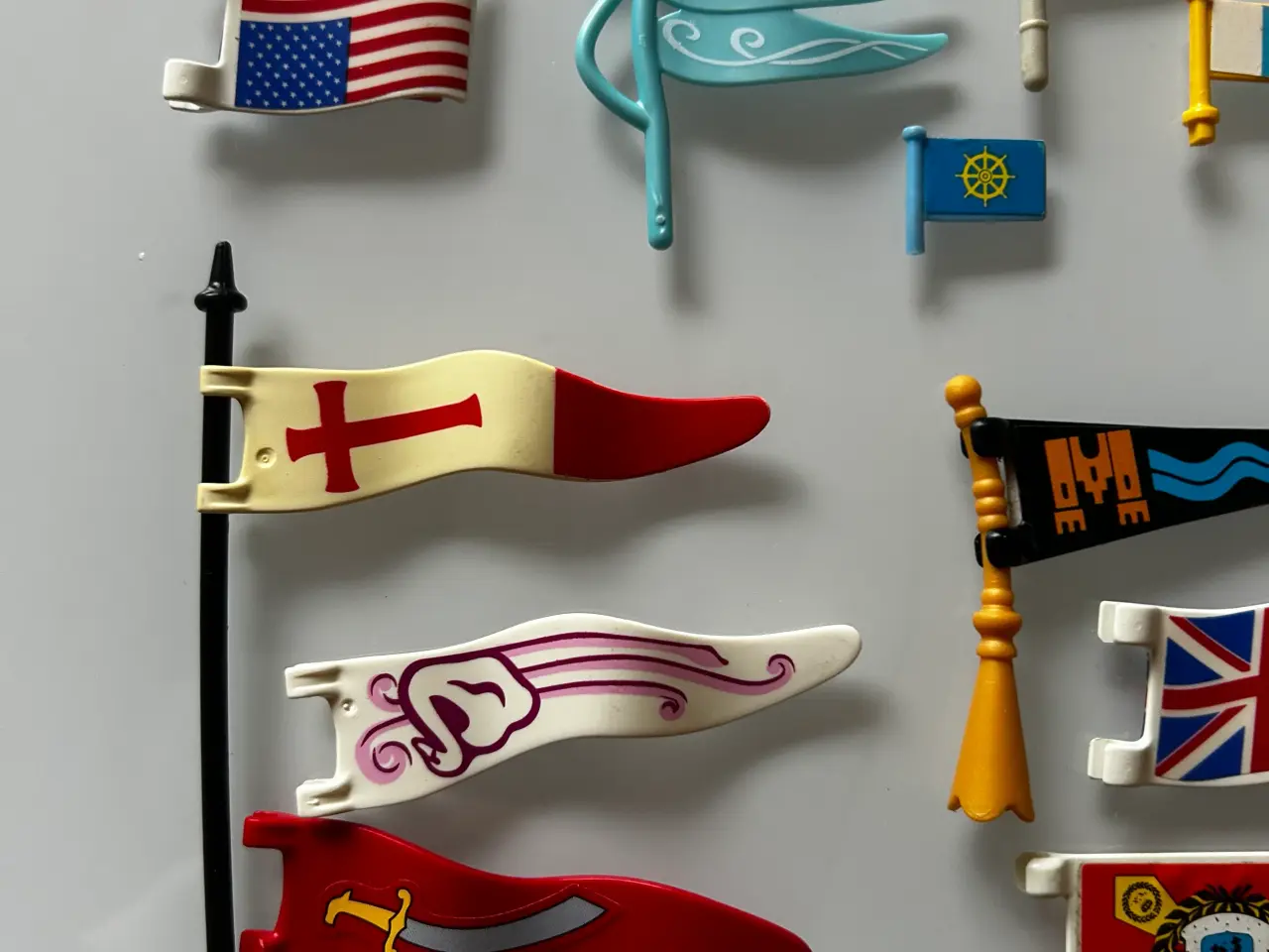 Billede 4 - Playmobil tilbehør - flag