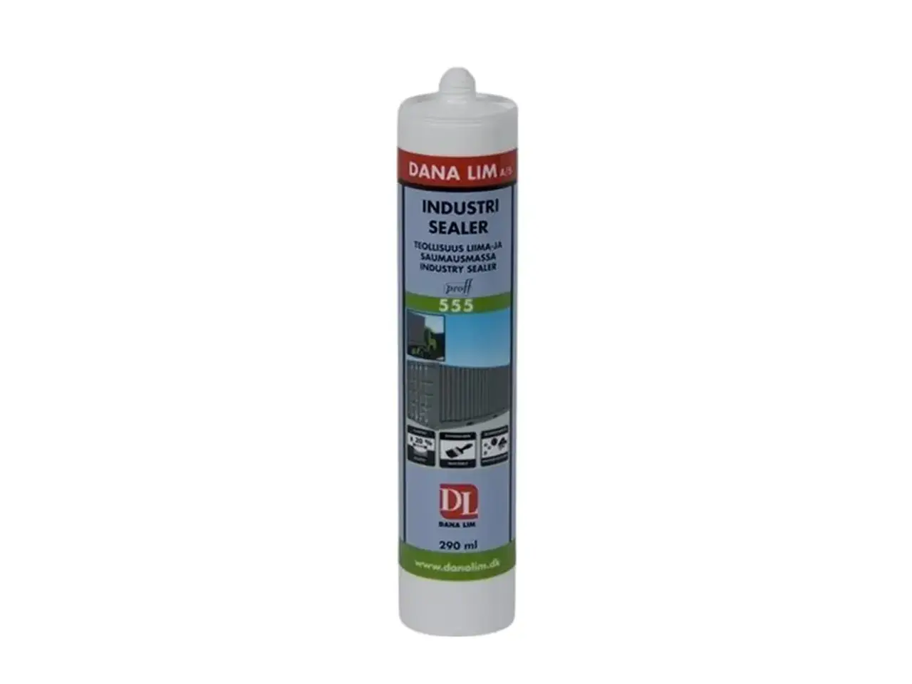 Billede 1 - Fugelim hvid Dana Industrisealer 555