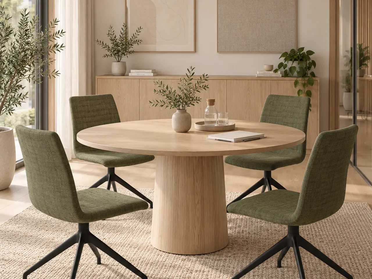 Billede 2 - Savir Design Gate 11 Stol – Grøn/Sort Stel