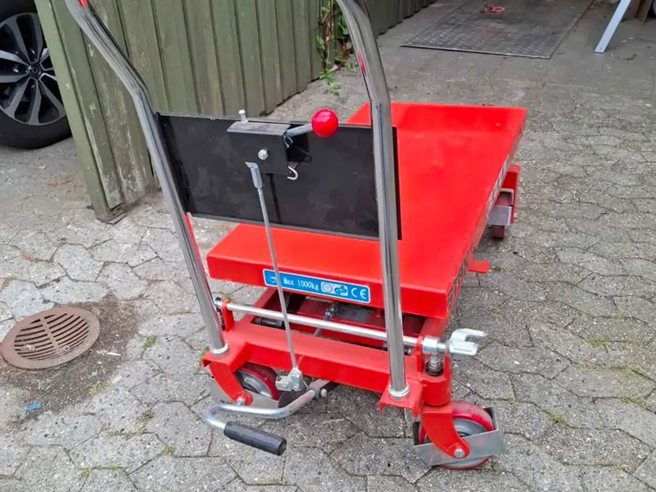 Billede 2 - Hydraulisk løftevogn / Løftebord 1.000 kg.