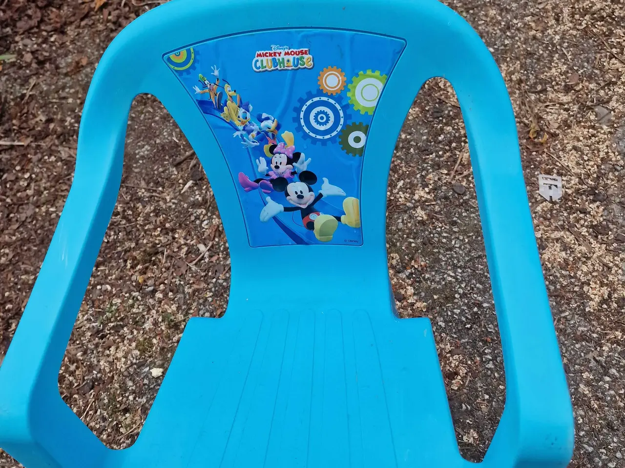 Billede 2 - IKEA TRONES børnestole og bord i blå plast med