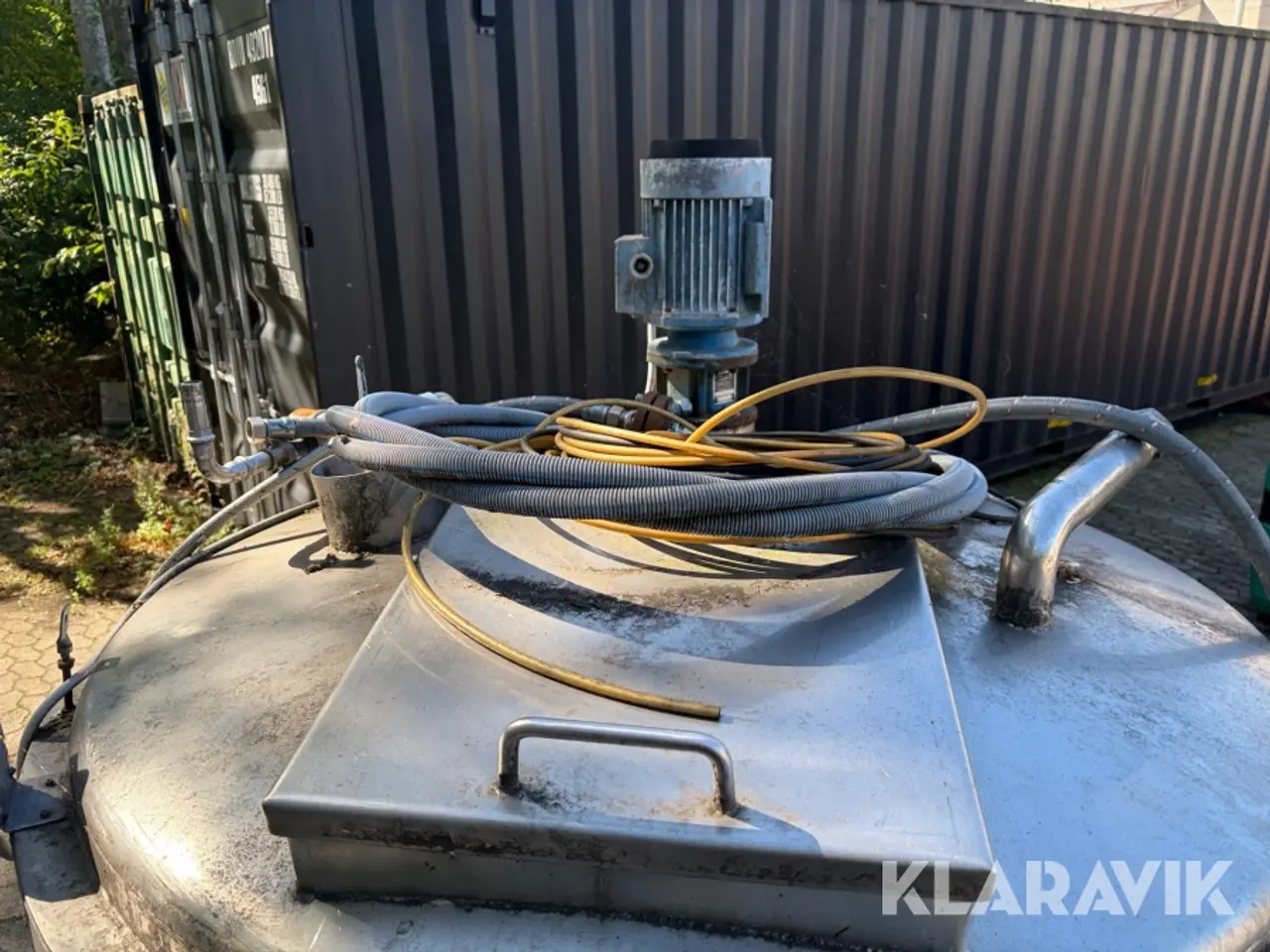 Billede 5 - Rustfri tank til mejeriprodukter 1000 Liter blandetank