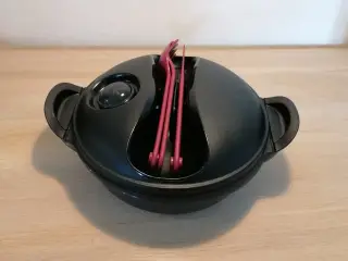 Tupperware micro skål med bestik