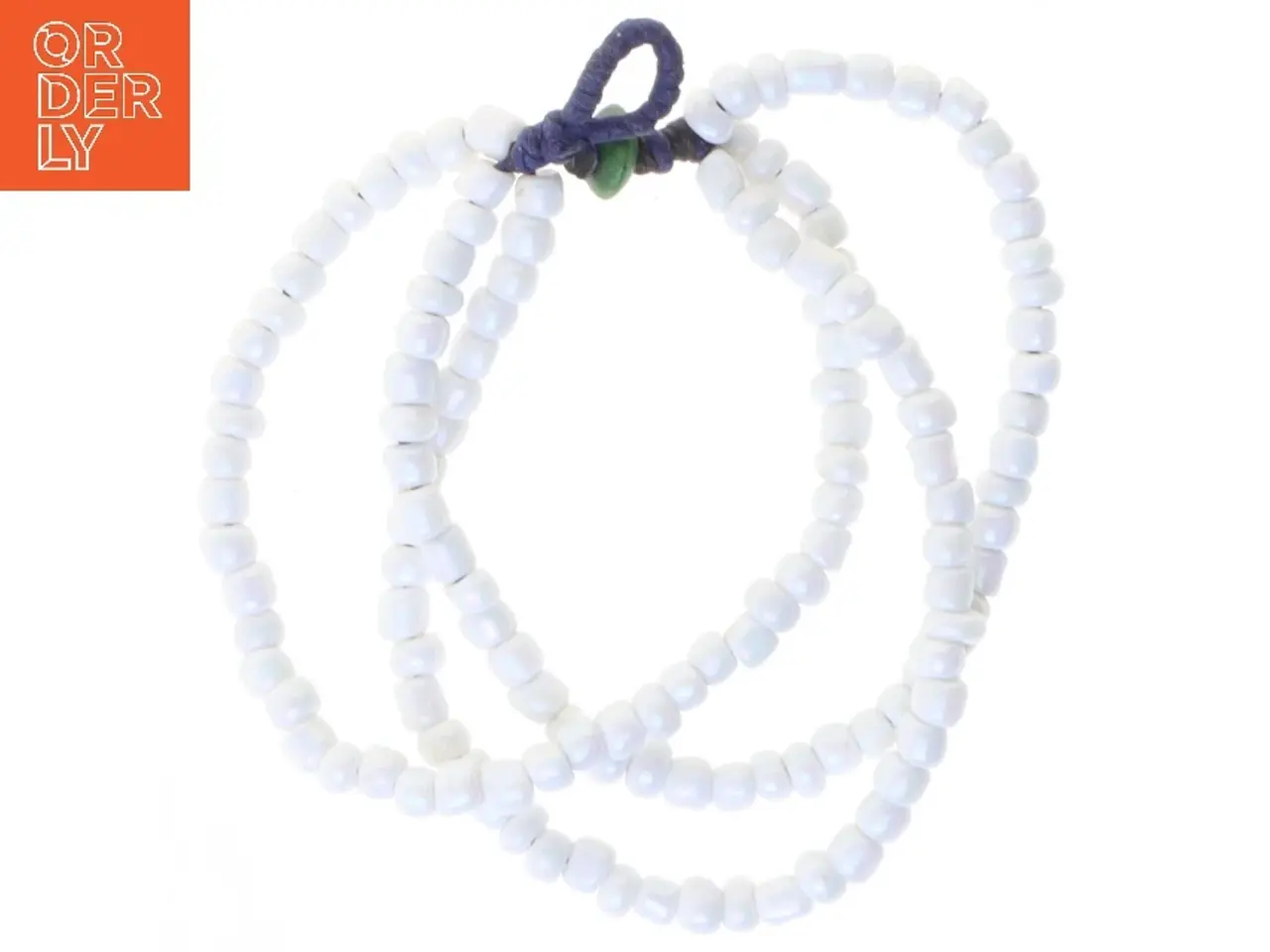 Billede 1 - Hvid perlekæde eller armbånd?? (str. 17 cm)