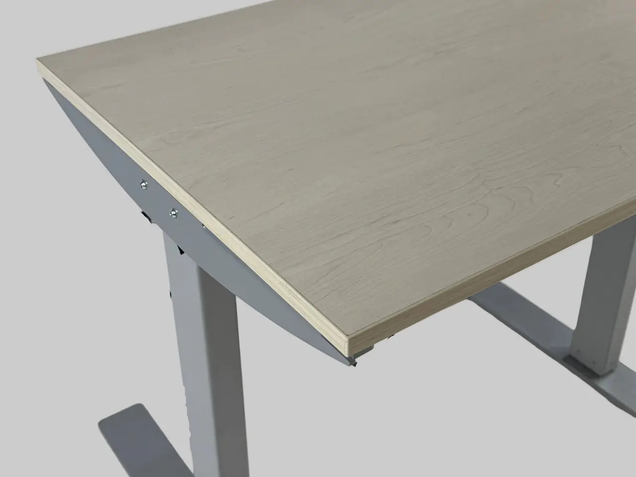 Billede 4 - Linak Hæve/sænkebord – Natur/Grå Stel 100x60cm