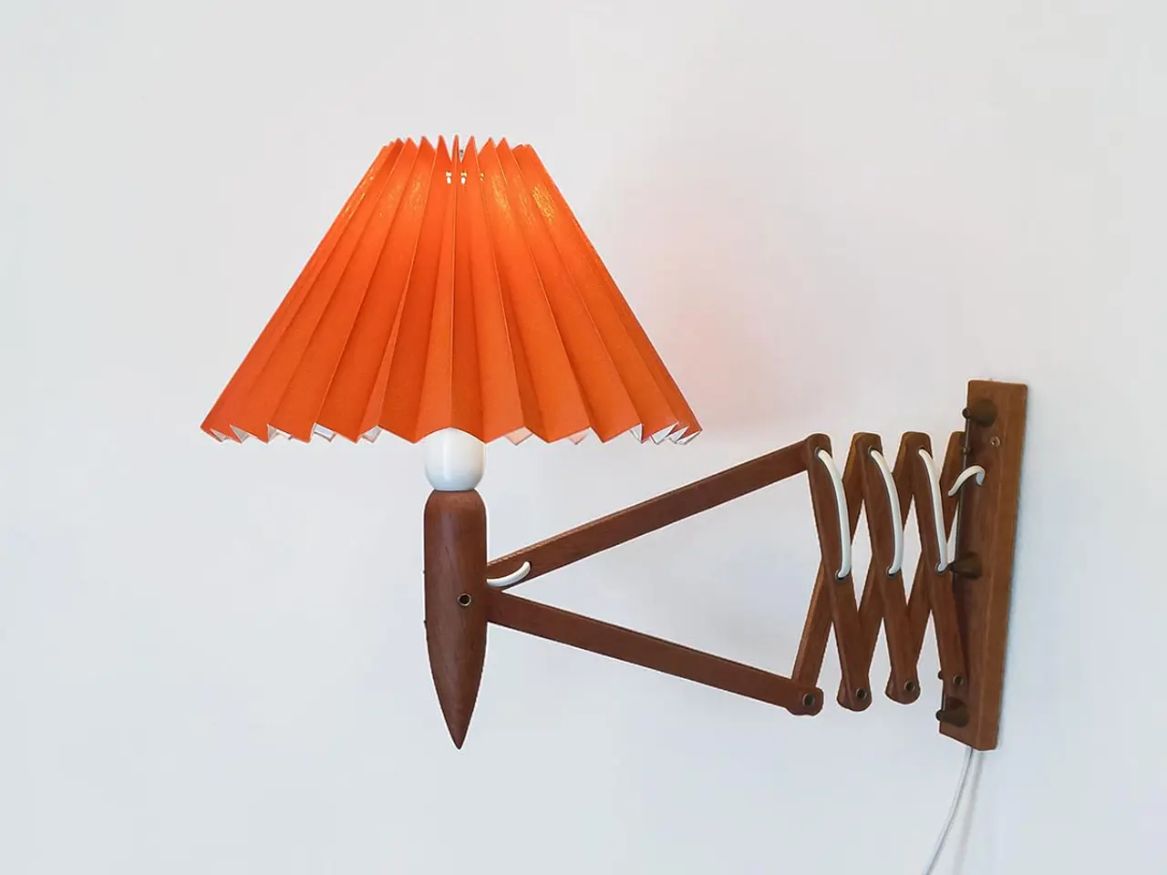Billede 8 - LYFA sakselampe teak messing ca 1960