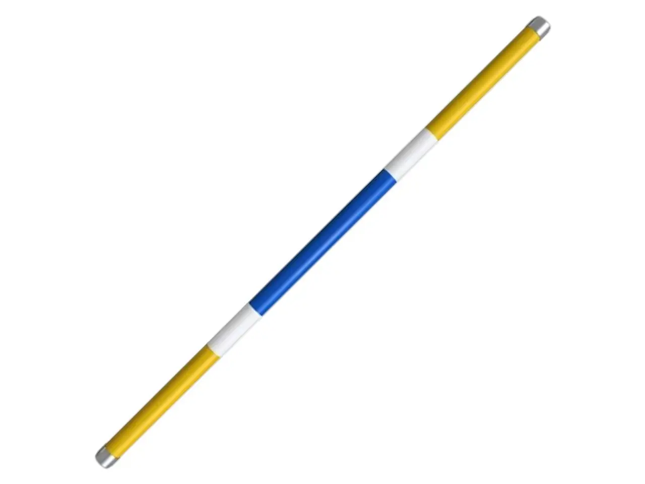 Billede 1 - Bom PE-plast Gul/Hvid/Blå ø9x3m