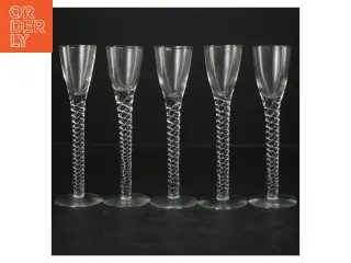 Snapseglas, 5 styk (str. 16,5 cm. 5 styk)