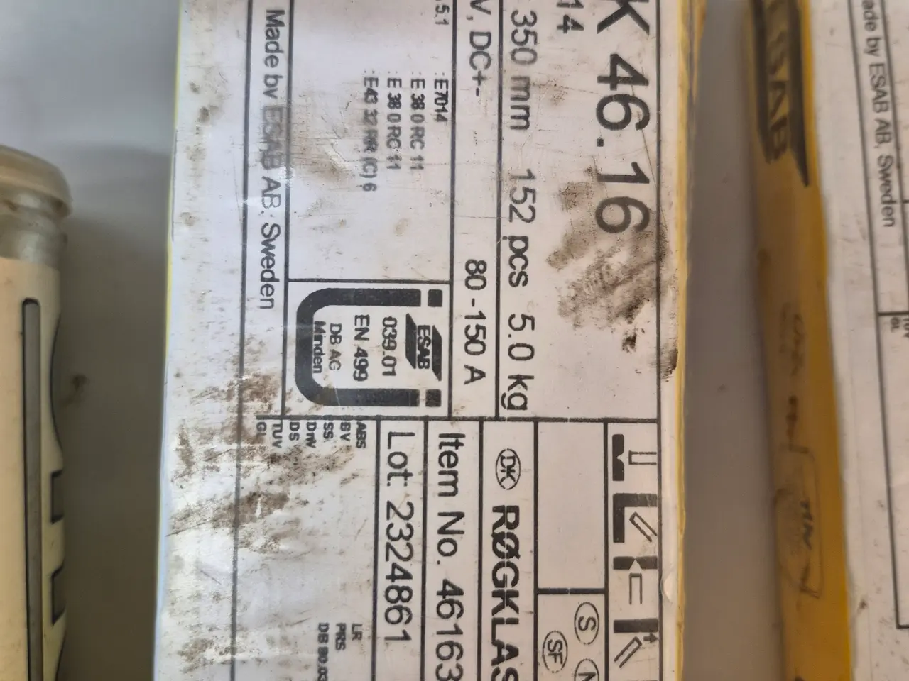Billede 9 - Svejse materialer-svejsetråd-elektroder Tig svejse