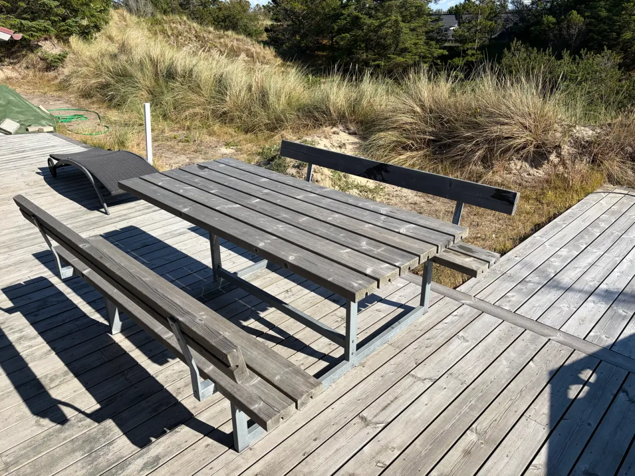 Billede 5 - Bord/ bænkesæt i galvaniseret stol og tryk imp bræ