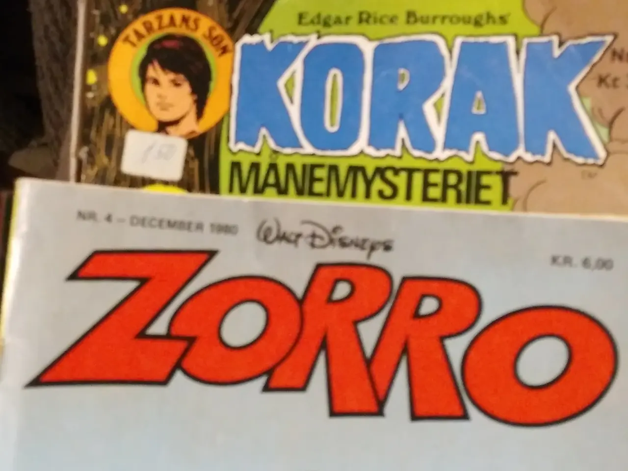 Billede 1 - Zorro og Korak tegneserier