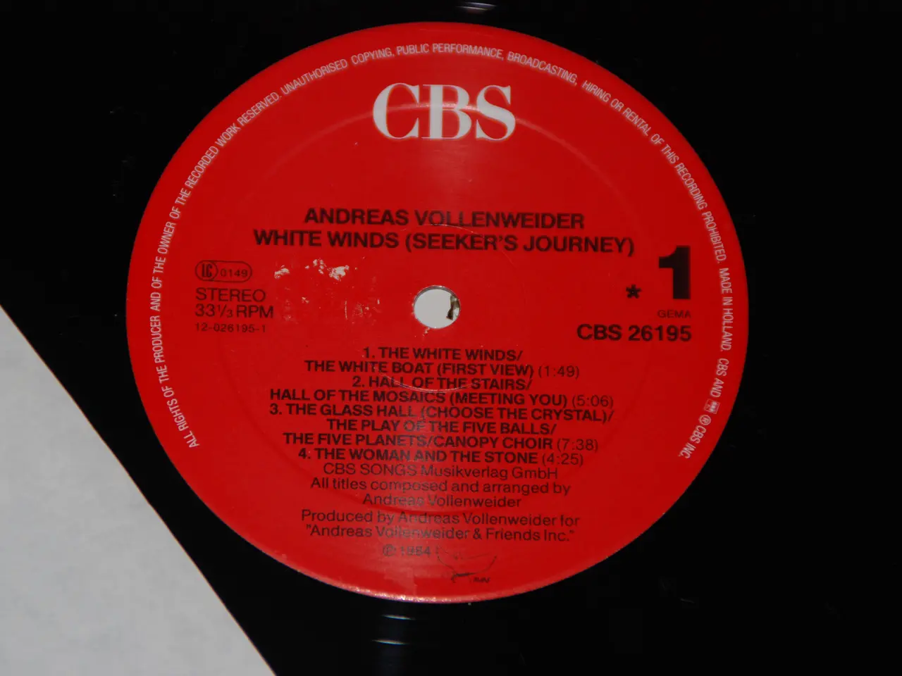 Billede 4 - 3 stk. LP - Andreas Vollenweider