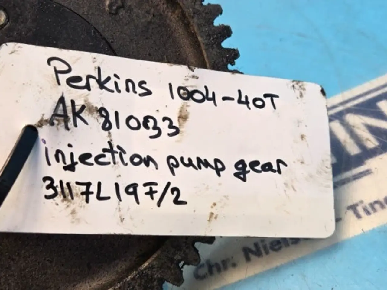 Billede 10 - Perkins 1004-40T Indsprøjtningspumpe Gearhjul 3117L19F/2