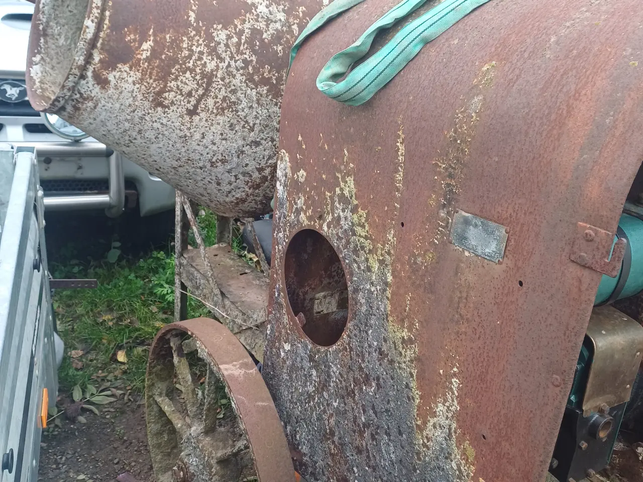 Billede 1 - gamle blandemaskine benzin motor