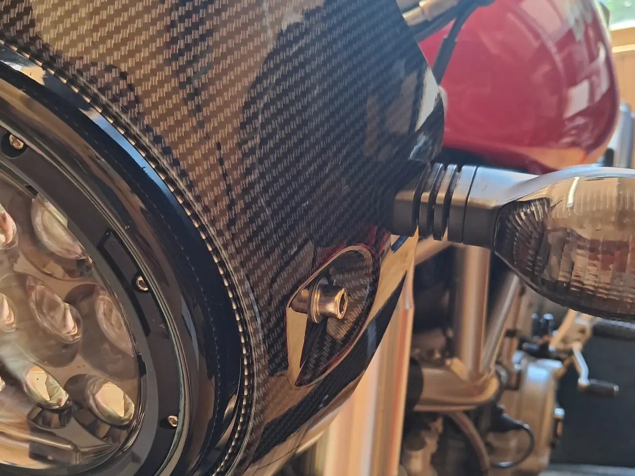 Billede 6 - Vindskærm motorcykel.