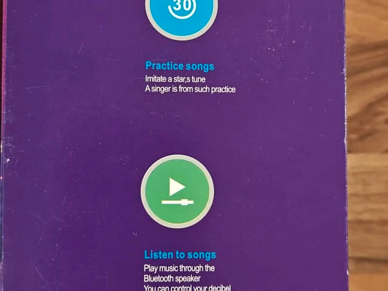 Billede 2 - Karaoke-mikrofon med bluetooth