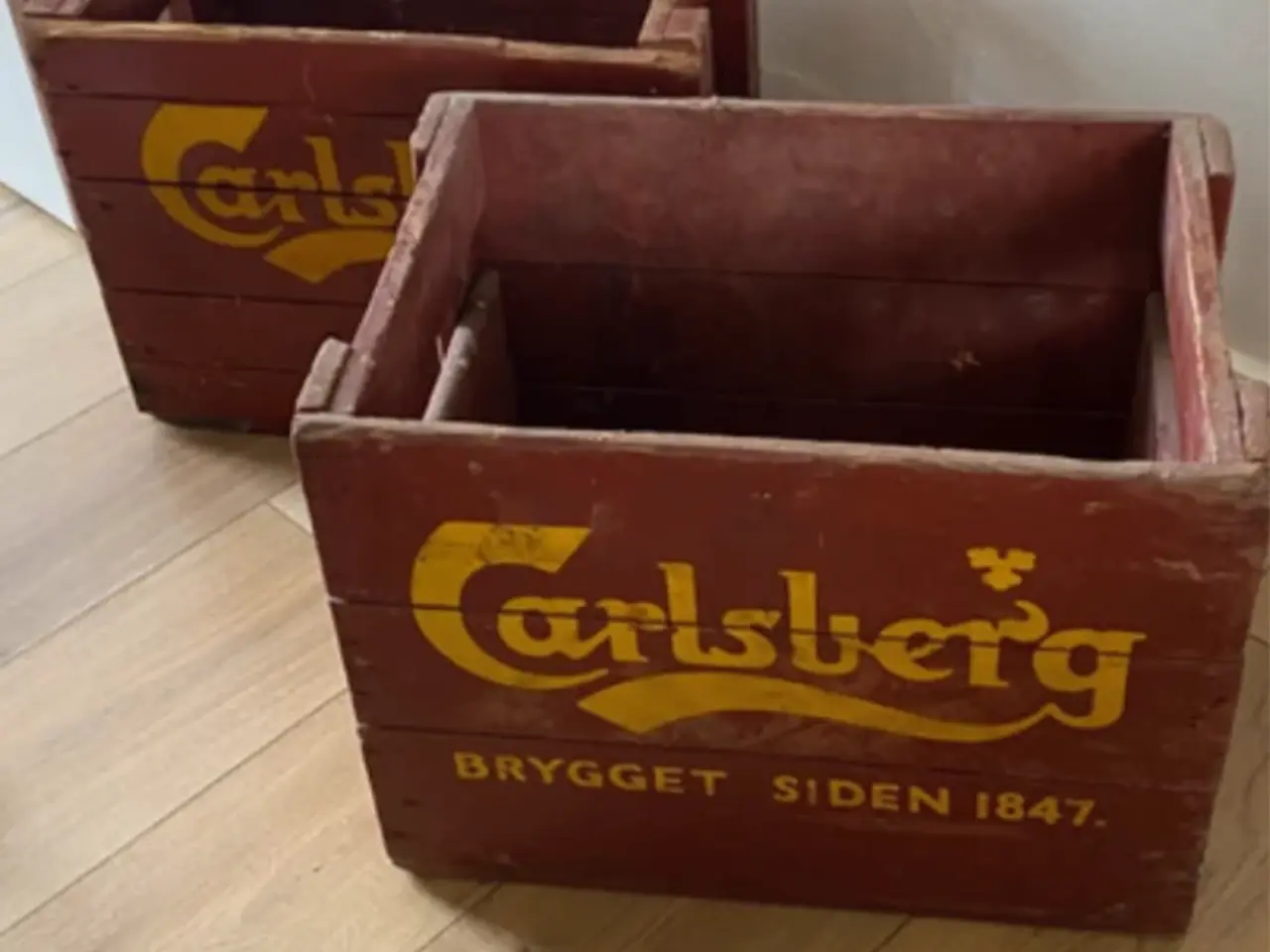 Billede 1 - 2 Carlsberg ølkasser