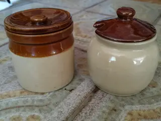 Vintage stentøjskrukker fra England – 1977 & 1978