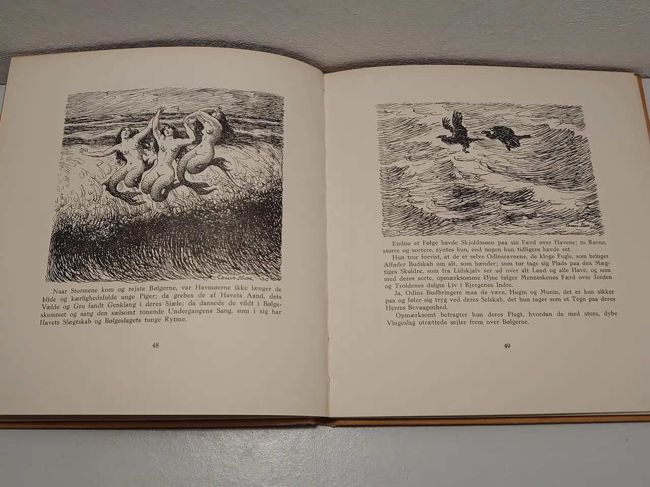 Billede 2 - Louis Moe: Valkyrien. Romantisk Digtning. 1931.