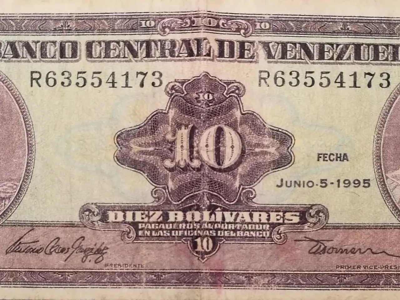 Billede 7 - Wenezuela sedler og mønter.