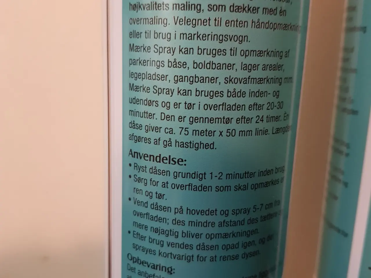 Billede 2 - Markeringsspray 750 ml i gul og hvid