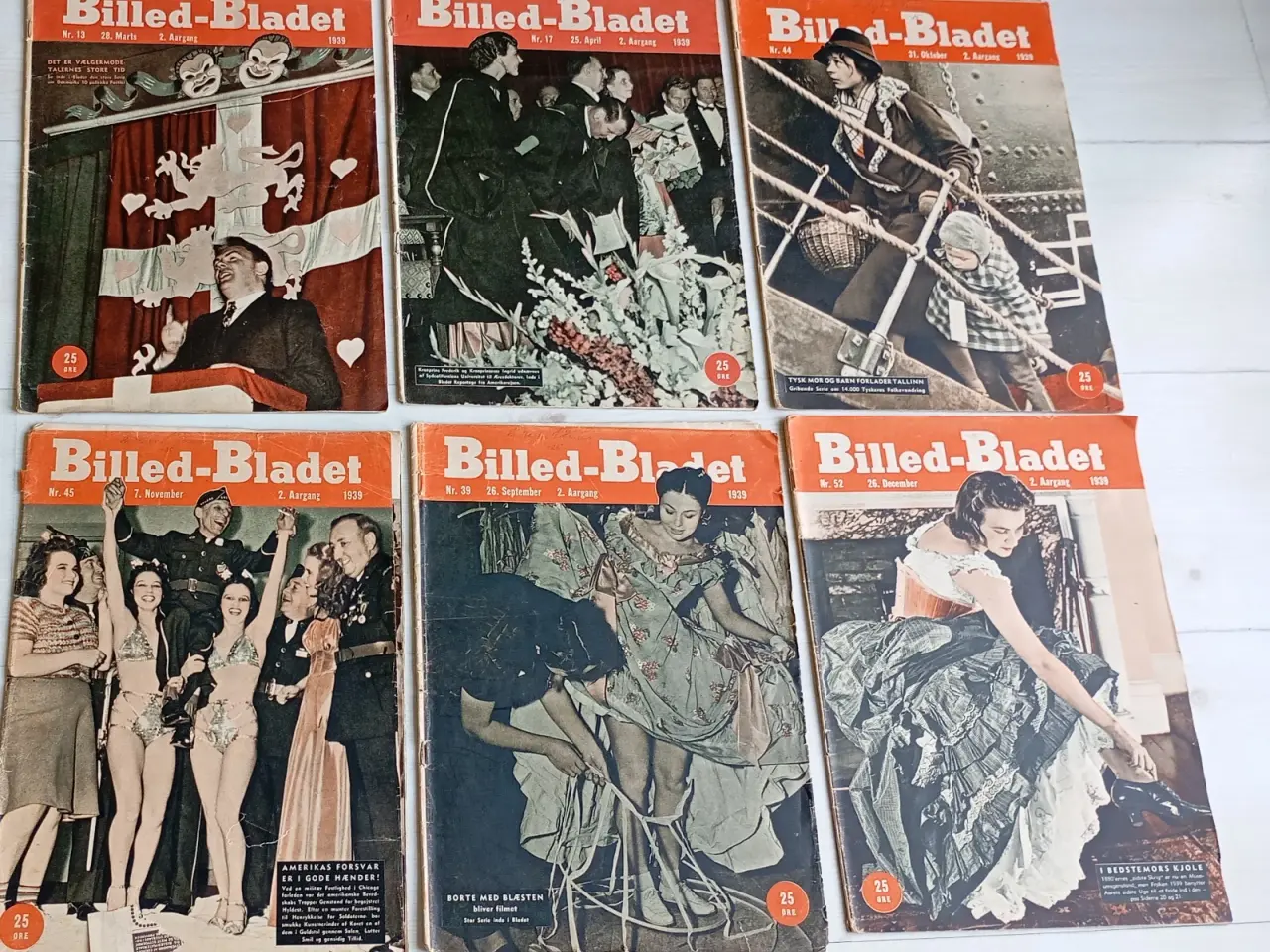 Billede 1 - Meget gamle ugeblade. Billedbladet. Julesne.